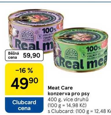 Meat Care konzerva pro psy, 400 g 