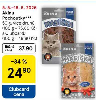 Akinu Pochoutky, 50 g, více druhů 
