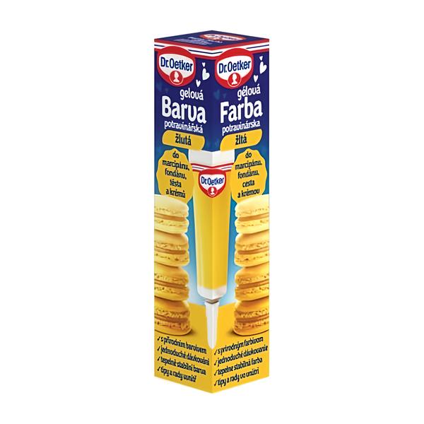 Dr. Oetker Barva potravinářská žlutá gelová