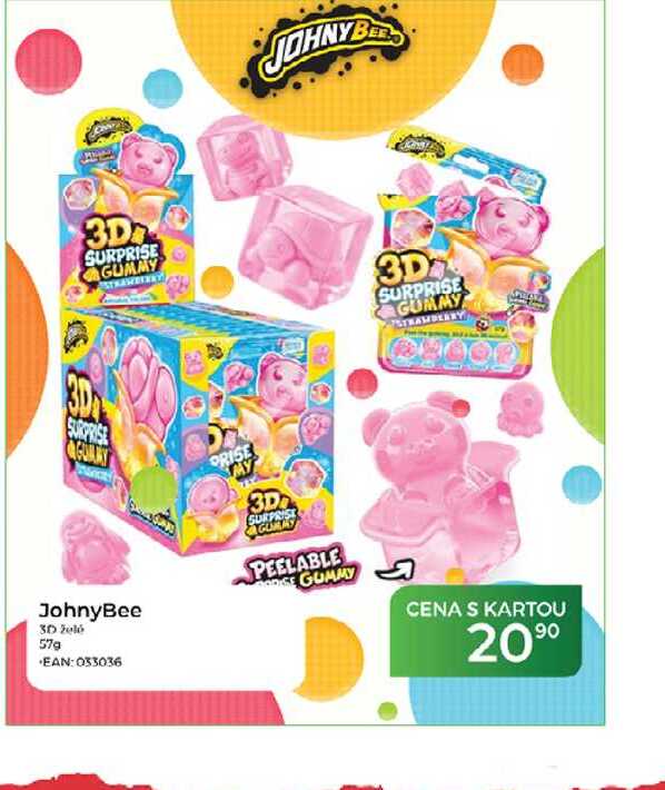 JohnyBee 3D želé 57 g