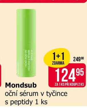 Mondsub oční sérum v tyčince s peptidy 1 ks 