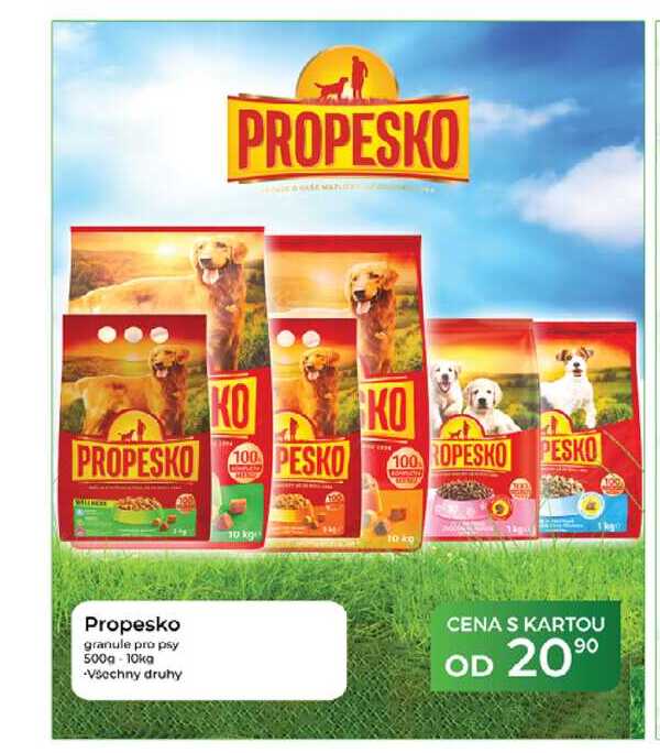 Propesko granule pro psy 500g-10kg
