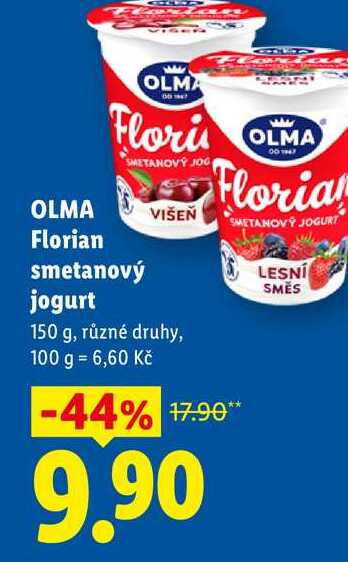 OLMA Florian smetanový jogurt, 150 g