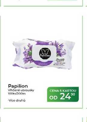 Papilion Vlhčené ubrousky 100ks/200ks  