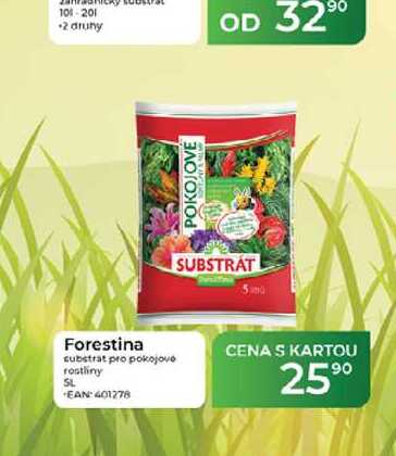 Forestina substrat pro pokojové rostliny 5 L