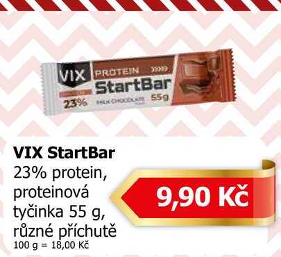 VIX StartBar 23% protein, proteinová tyčinka 55 g