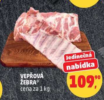 VEPŘOVÁ ŽEBRA, 1 kg