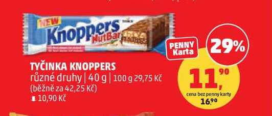 TYČINKA KNOPPERS různé druhy, 40g 