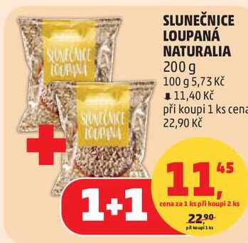 SLUNEČNICE LOUPANÁ NATURALIA, 200 g 