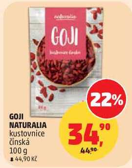 GOJI NATURALIA kustovnice čínská, 100 g 