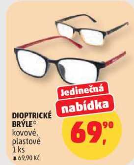 DIOPTRICKÉ BRÝLE Κονονέ, plastové, 1 ks 