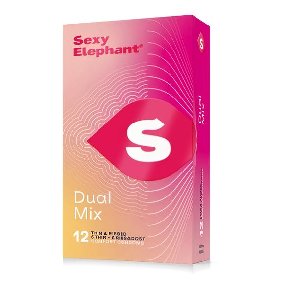 Sexy Elephant kondomy Dual Mix