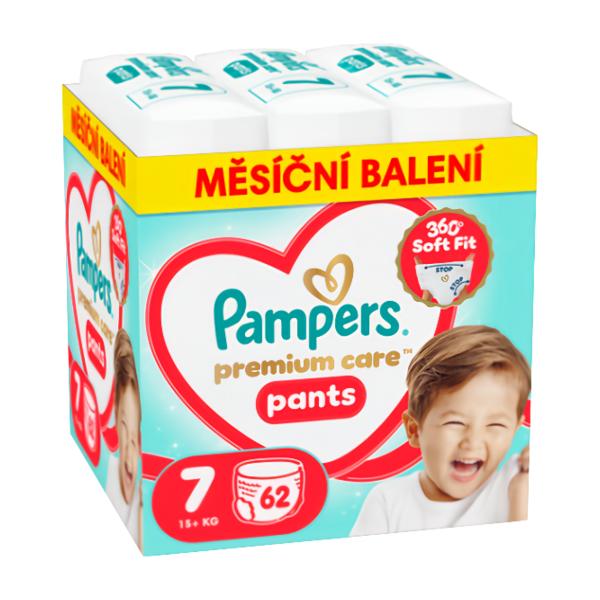 Pampers Premium Plenkové kalhotky Monthly Box, vel. 7 (15+ kg)