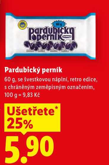 Pardubický perník, 60 g  