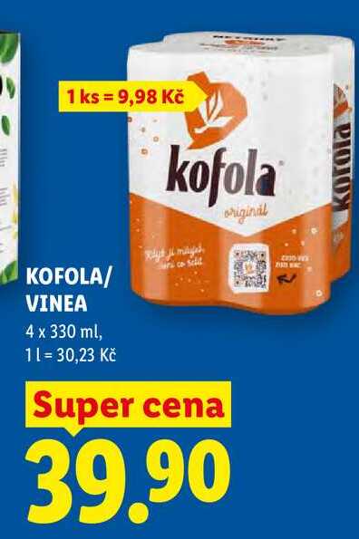 KOFOLA/VINEA, 4x 330 ml  