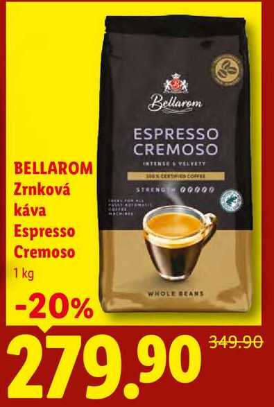 BELLAROM Zrnková káva Espresso Cremoso, 1 kg 