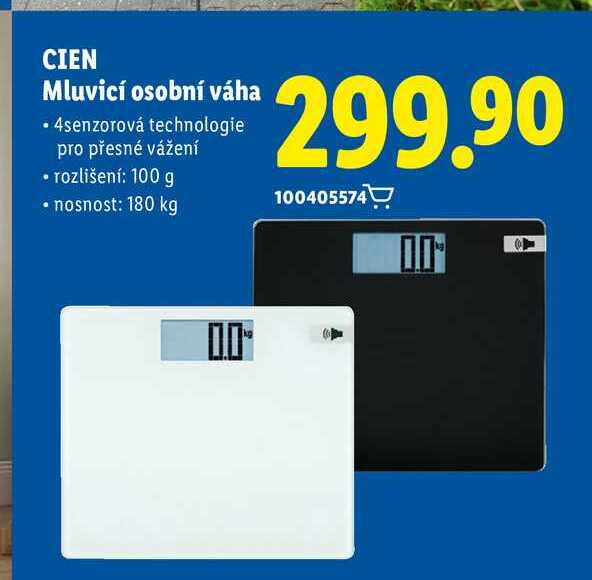CIEN Mluvicí osobní váha 