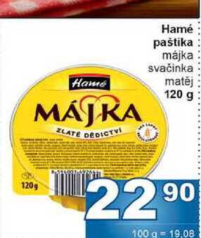 Hamé paštika 120g