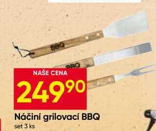 Náčiní grilovaci BBQ set 3 ks 