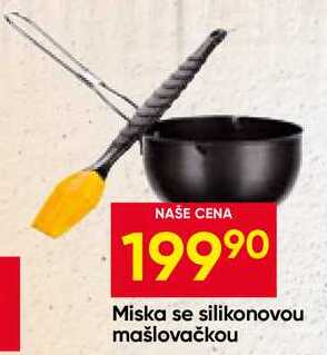 Miska se silikonovou mašlovačkou 