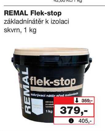 REMAL Flek-stop základnínátěr k izolaci skvrn, 1 kg 