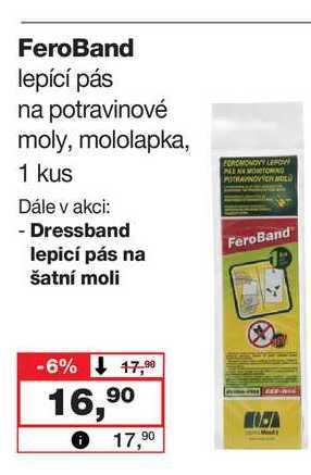 FeroBand lepící pás na potravinové moly, mololapka, 1 kus 