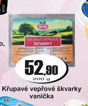 Křupavé vepřové škvarky vanička 200 g