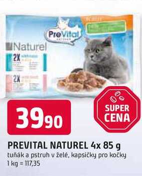 PREVITAL NATUREL 4x 85 g