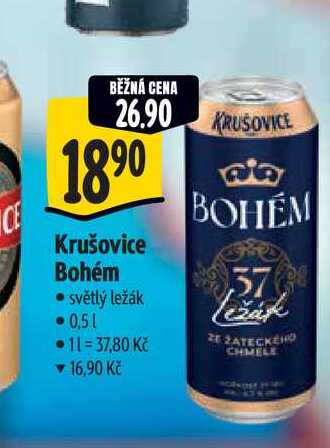 Krušovice Bohém 0,5 l