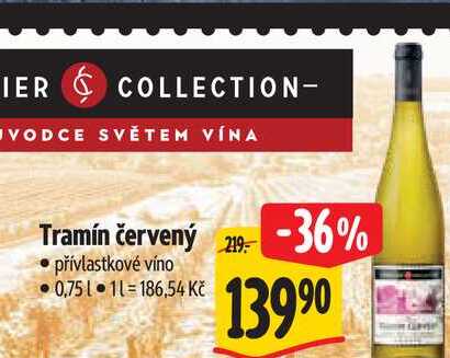   Tramín červený 0,75 l