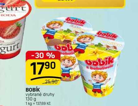 BOBÍK vybrané druhy 130 g