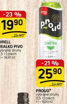 PROUD* vybrané druhy 0,5 || plech