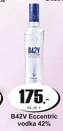 B42V Eccentric vodka 42% 0,5 L