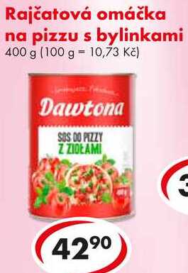 Rajčatová omáčka na pizzu s bylinkami, 400 g
