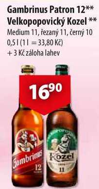 Gambrinus Patron 12, 0,5 l