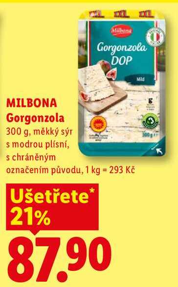 MILBONA Gorgonzola, 300 g