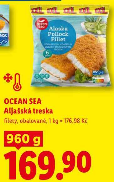 OCEAN SEA Aljašská treska, 960 g