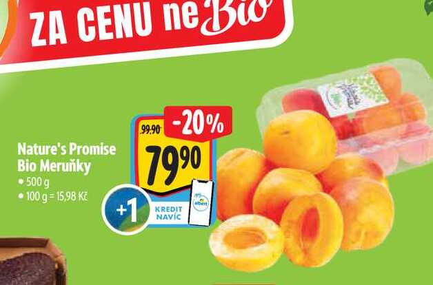   Nature's Promise Bio Meruňky 500g 