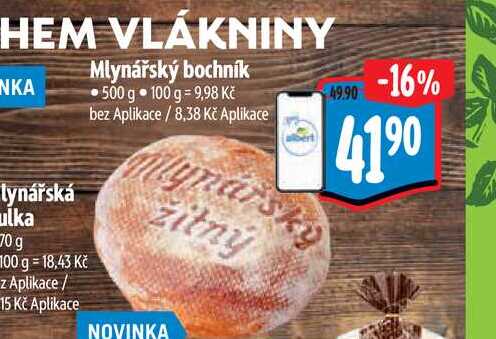   Mlynářský bochník  500 g 