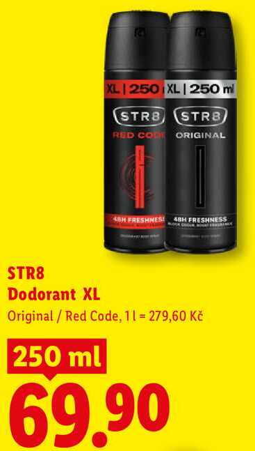 STR8 Dodorant XL, 250 ml