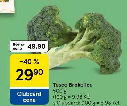 Tesco Brokolice, 500 g 