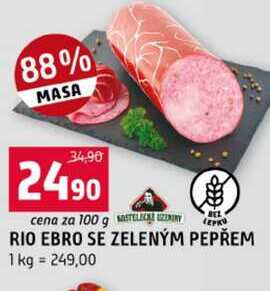 RIO EBRO SE ZELENÝM PEPŘEM 100g