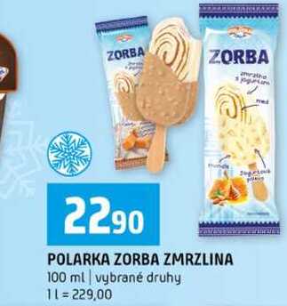 POLARKA ZORBA ZMRZLINA 100 ml vybrané druhy 
