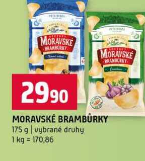 MORAVSKÉ BRAMBŮRKY 175 g vybrané druhy 
