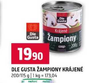 DLE GUSTA ŽAMPIONY KRÁJENÉ 200/115 g