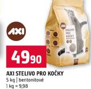 AXI STELIVO PRO KOČKY 5 kg bentonitové 