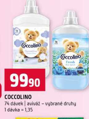 COCCOLINO 74 dávek aviváž vybrané druhy 