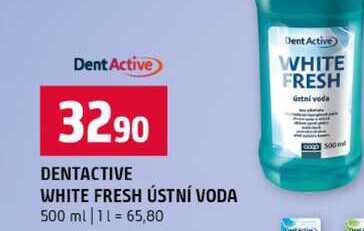 DENTACTIVE WHITE FRESH ÚSTNÍ VODA 500 ml 