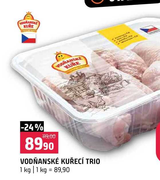 VODŇANSKÉ KUŘECÍ TRIO 1 kg 