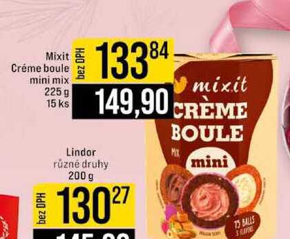 Mixit Créme boule mini mix 225 g 15 ks
